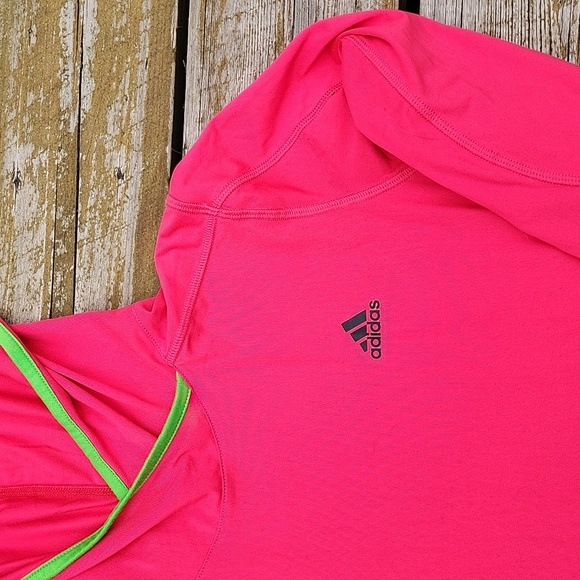 ADIDAS Climalite Medium  pink running shirt - Picture 3 of 11